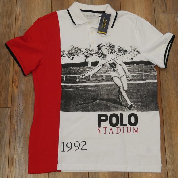 Polo Ralph Lauren Other - 🚫SOLD🚫NWT Polo Ralph Lauren Polo 1992 Javelin P Wing Stadium Polo Shirt Size M